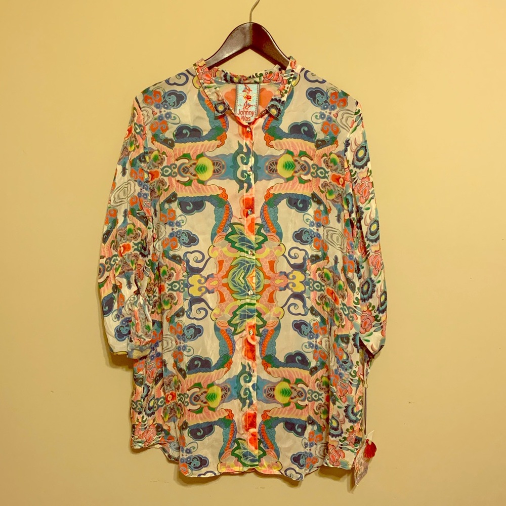Johnny Was Tunic Top/Blouse